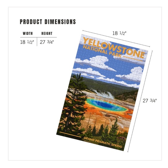 Yellowstone National Park Puzzle - 1000 Piece - Picture 7 of 7